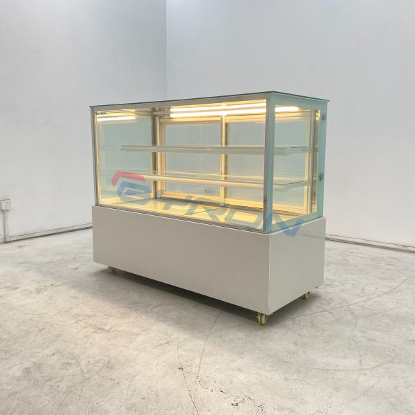Customized Countertop Cake Display Cabinet Refrigerated Cake Display Case