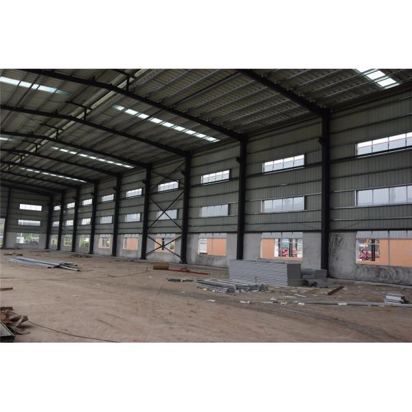 ASTM Standard Prefab Steel Garage Metal Structure Building for Industrial Design