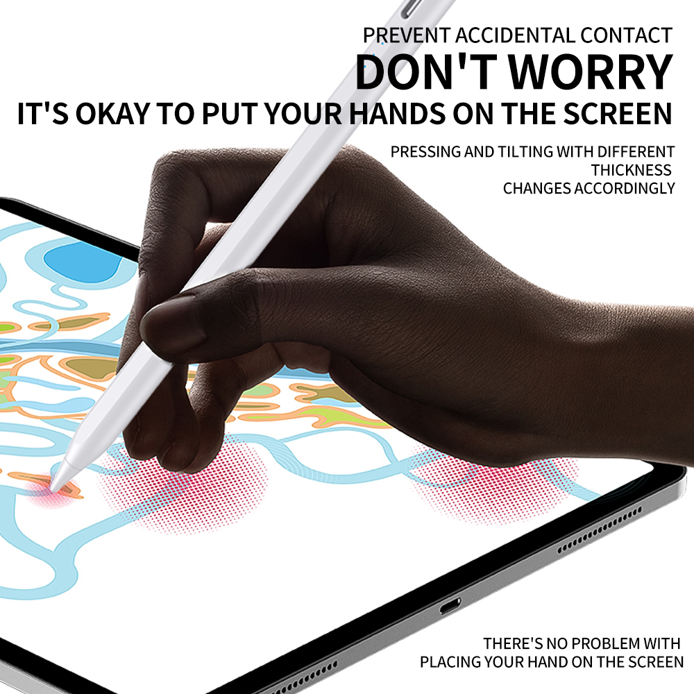 Universal Stylus Pen Touch Screen Pen Active Stylus Tablet Pen for Android With Real-time 4 Power Light Display