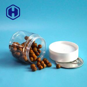 Supermarket Canned Food Packaging 400ml Round Plastic PET Stackable Can