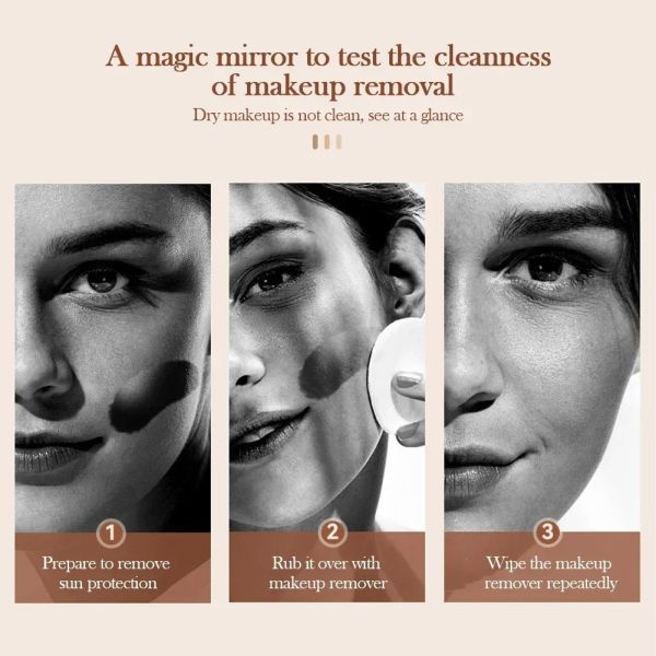 Sunscreen Testing Camera 2X Magnification Travel Makeup UV Mirror with Light(WH-MR-89)