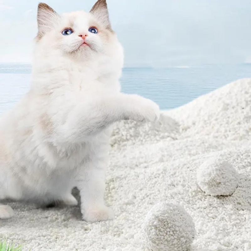 Natural Unscented 100% Plant-Based Clumping Eco-Friendly Highly Absorbent Odor Control Biodegradable Cassava Cat Litter 0
