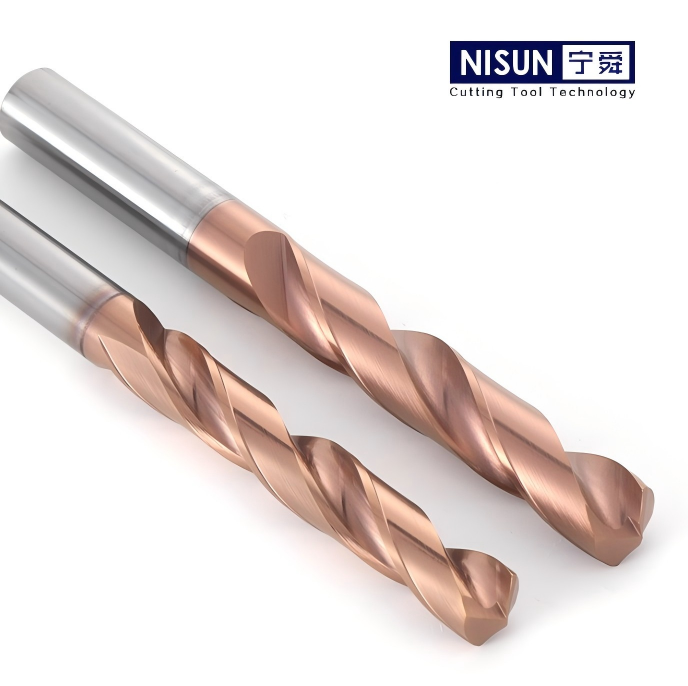 M2 HSS Alloy Solid Carbide Drilling Tools Precision Drill Bits Wear Resistance HRC 75+