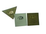 Triangle / Square Embossed Leather Patches, Jeans Patch With Customized Logo