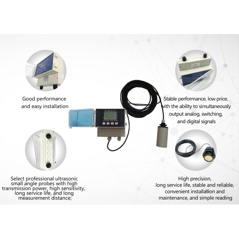 High Accuracy Ultrasonic Level Transmitter for Liquid Measurement
