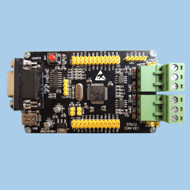 Buy cheap STM32F105RBT6 Mini STM32 Development Boards Lead free / RoHS Compliant product