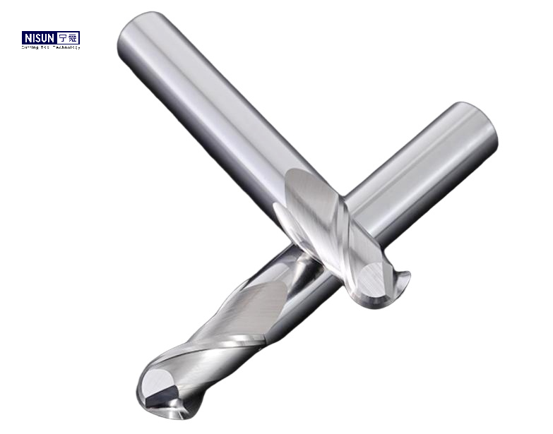 Precision Solid Carbide Ball Nose End Mill Milling Cutter M2 HSS PM For Aluminum