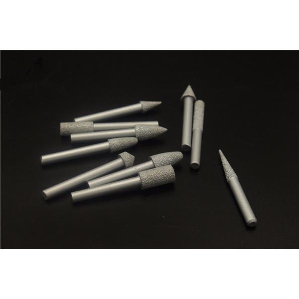 Synthetic Diamond CNC Router Tool Vacuum Brazed Bond For Stone Marble Drilling