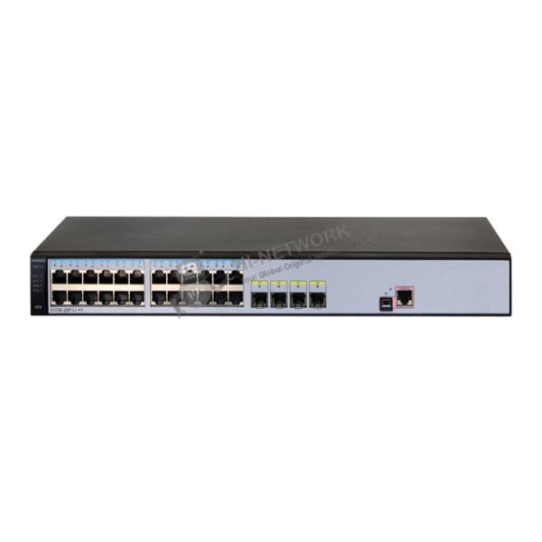 front-s5700-28p-li-ac-datasheet Huawei Switch S5700-28P-LI-AC Layer 2 Ethernet Network Switch with 24 Ethernet 10/100/1000 Ports and Energy-Saving Technology