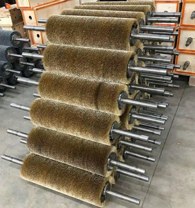 Mechanical Polishing Roller Brush Rust Removal Polishing Winding Type