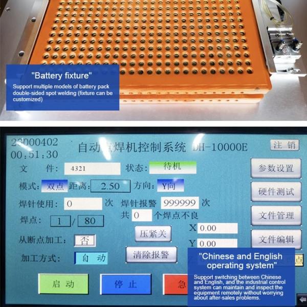 Single Side Automatic CNC Rotary Welding Head Electric Battery Pack Spot Welding Machine Plant For Li ION Battery Pack