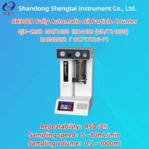 Buy cheap Advanced Fully Automatic Oil Particle Counter Sampling 5～80mL/Min Photoresist Method ISO4406 product