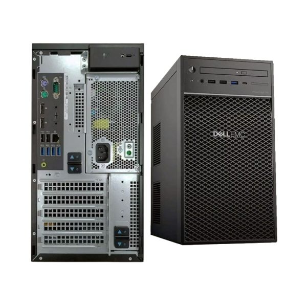 PowerEdge T40 Tower Server with Intel Xeon E-2224G, 64GB DDR4 Memory, and 3 x 3.5” SATA HDD Bays