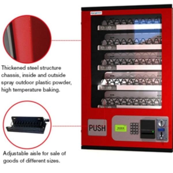 China Manufacturer Self Smart Cash Vending Machine For Foods And Drinks