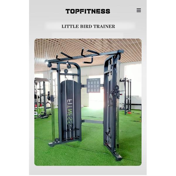 Chest Exercise Part Multi Smith Machine Dual Cable Cross Machine With Customized Logo