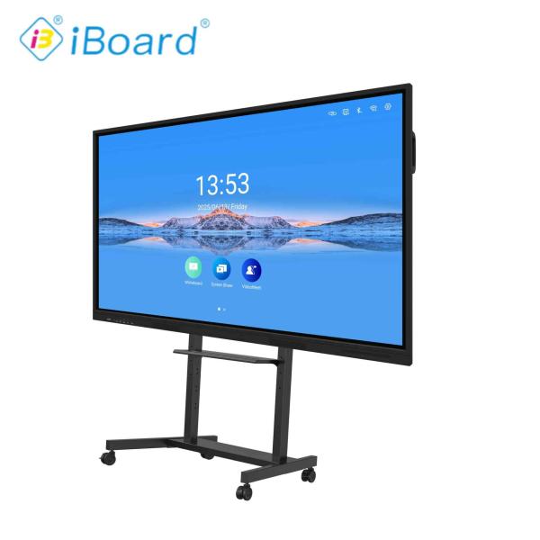 75 Inch Interactive Flat Panel Display Touch Smart Board with Android 14 8+128G for Education