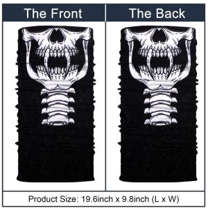 Custom Skeleton Headband Multifunctional Reflective Bandana