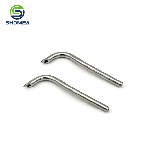 Custom Seamless Stainless Steel Curved Hook Suture Needle