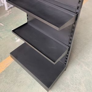 Modern 3 Tiers TV Pegboard Display Rack Showroom Display Shelves