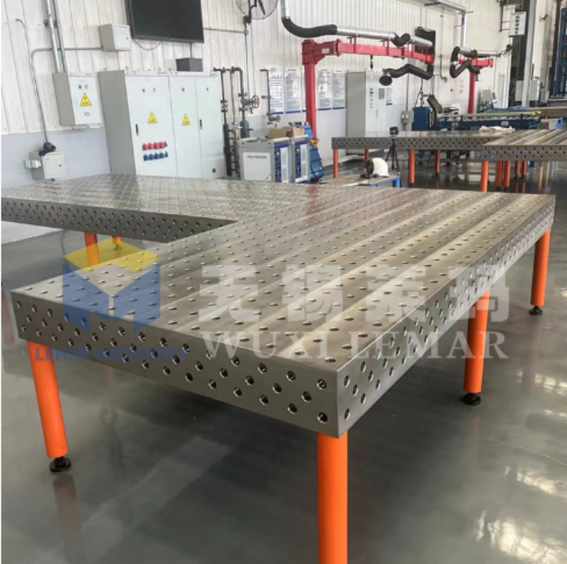 System 28 3D Flexible Welding Table for Versatile Metal Fabrication Operations