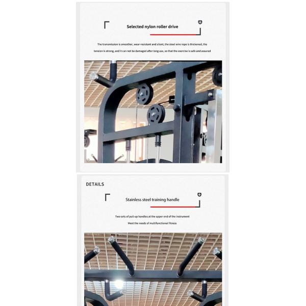 Chest Exercise Part Multi Smith Machine Dual Cable Cross Machine With Customized Logo