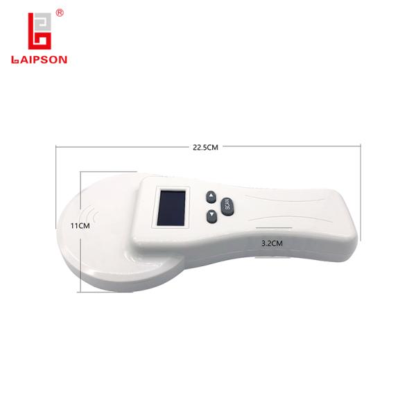 134.2khz FDX-B RFID Cattle Ear Tag Pet Chip Reader Microchip Handheld Reader Scanner For Farm