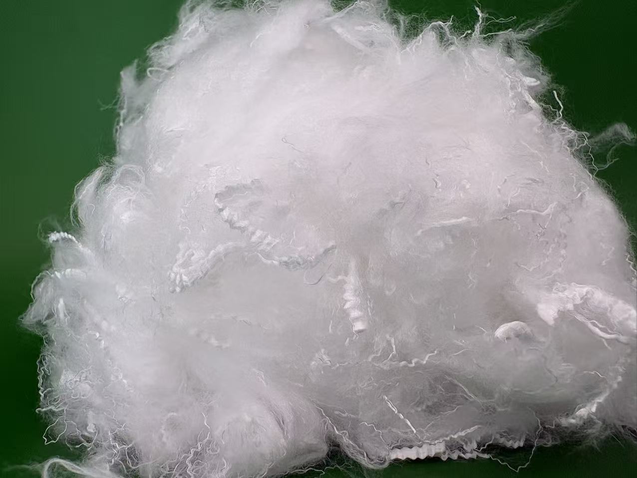 Microfiber Siliconized 0.9*25mm Virgin Raw White Polyester Staple Fiber AA Grade Hollow Filling Outerwear Lining Customizable