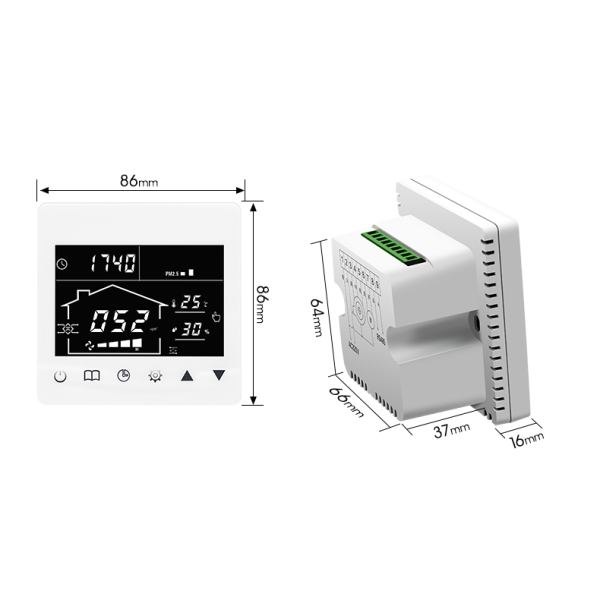Smart Fresh Air Digital Ventilation Controller For HRV ERV Systems