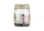 Transparent Lid High White Glass Sealable Glass Jars For Seasonings