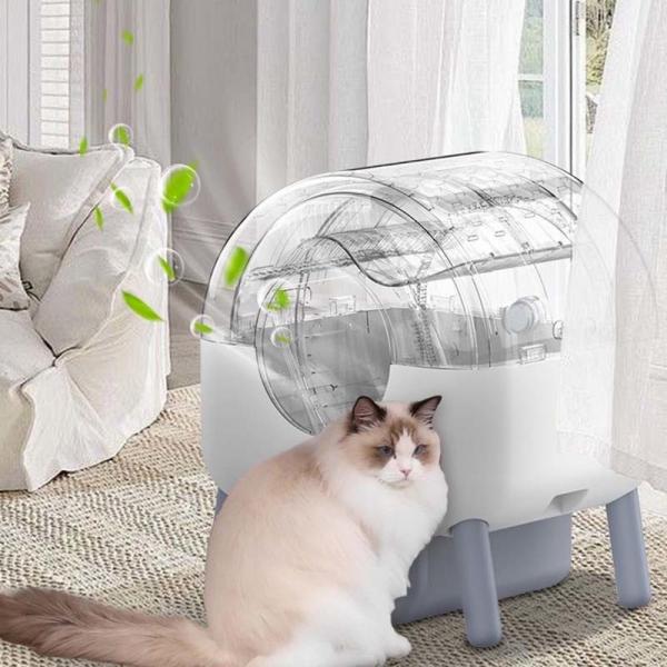 Customizable Pet Smart Automatic Self Cleaning Cat Litter Box Large Capacity