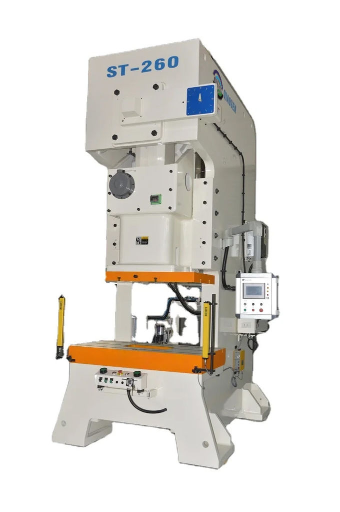 ST 260Ton C Frame Single Point Mechanical Power Press Large Bolster Stamping Punch Machine For Sheet Metal Hardware Perforated Mesh Production Line