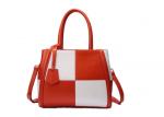 Famous Brand Contrast Color Grid Platinum Bag , Women ' S Over Shoulder Handbags