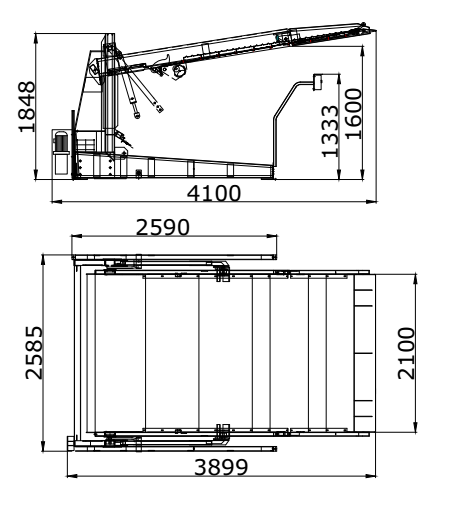 2.2kW Manual Tilting Hydraulic Car Parking System Loading 2000kg