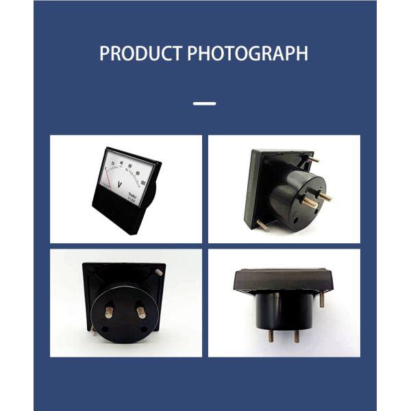 TP-60K Analog AC Ammeter 0-2A Panel Amp Meter for Welding Machine & Power Distribution Equipment