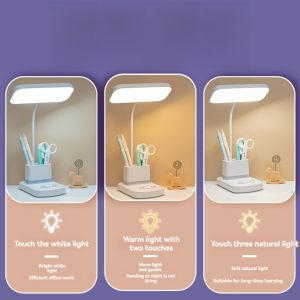 Chargeable LED Table Lamp Featuring Multiple Brightness Levels Adjustable