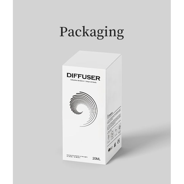 USB Charging Waterless Diffusion Portable Car Aroma Diffuser Essential Oil Diffuser for Air Purification