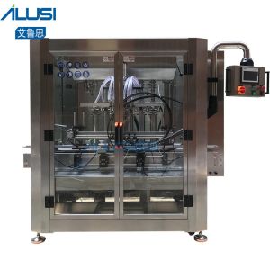 Buy cheap Liquid Lotion Quantitative Bottle Filling Machine Piston Automatic Four Nozzle Filling Machinery product