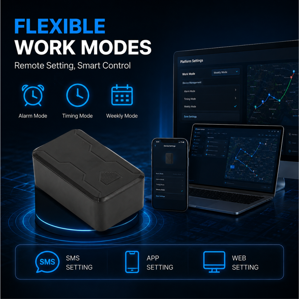 VN07 4G Long Standby Vehicle GPS Tracker