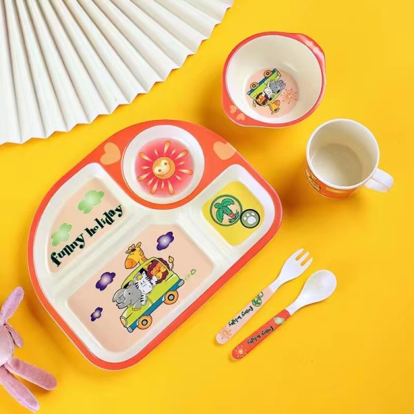 Melamine Dinnerware Spoon Fork Knife Chopsticks Kit