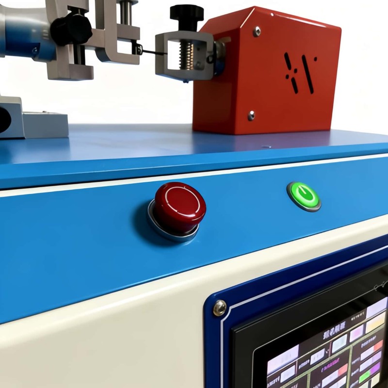 HUAKAI Zipper Torque Tester Bidirectional Torsion Pull Tab Resistance for Test Equipment Luggage Garment Zipper Quality Control