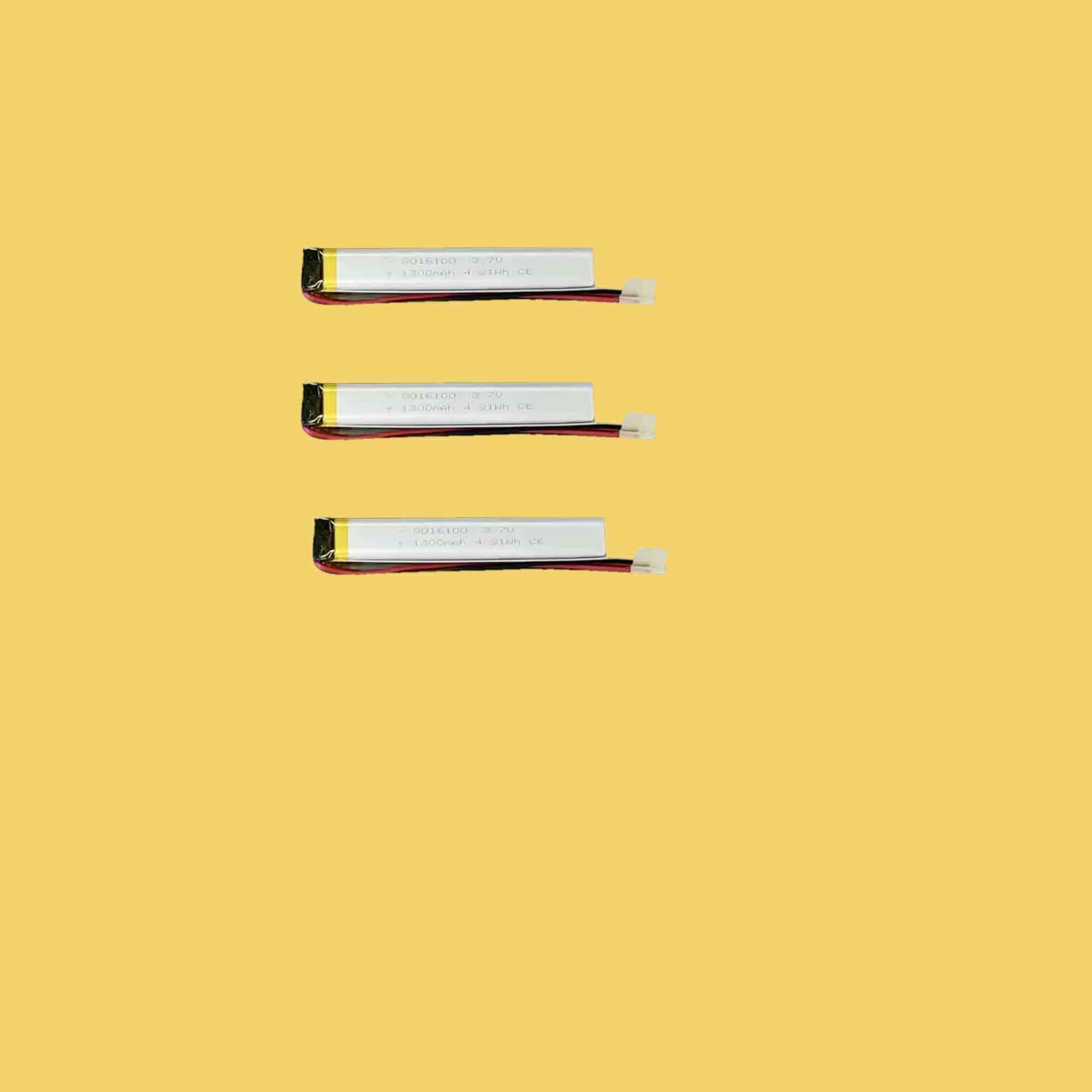 Long Rectangular Lithium Polymer Battery for Induction Lighting Fixtures