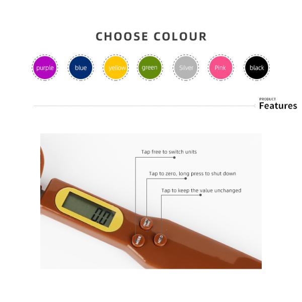 Digital Display Mini Kitchen Electronic Measuring Spoon Scale for Safe and Accurate Measurements