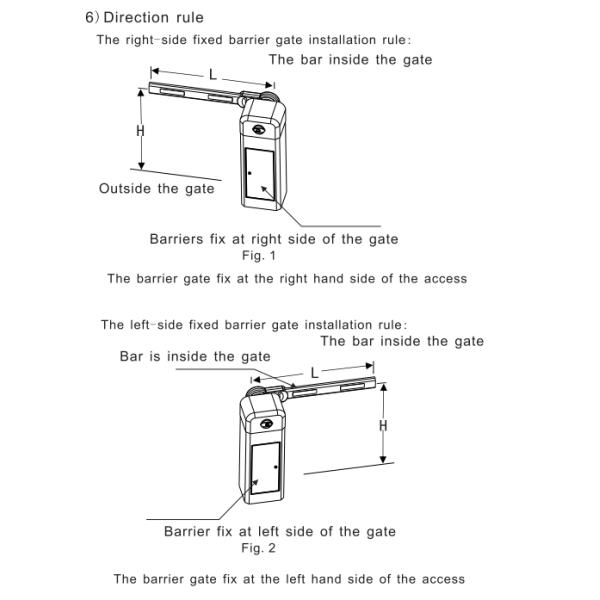 Heavy Duty Automatic Barrier Gate For Automatic Car Parking System