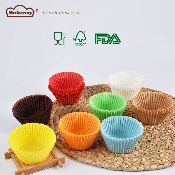 Baking Cups for Cupcakes Greaseproof & Disposable European Grade Muffin Cup