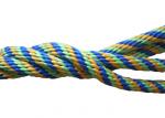 多色刷りの編みこみのナイロン/ポリプロピレン非伸縮性があるテープ ロープのスパンデックスの生地の滑車