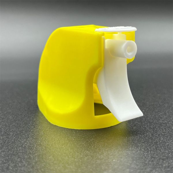 Aerosol trigger spray gun showing ergonomic grip and adjustable nozzle design