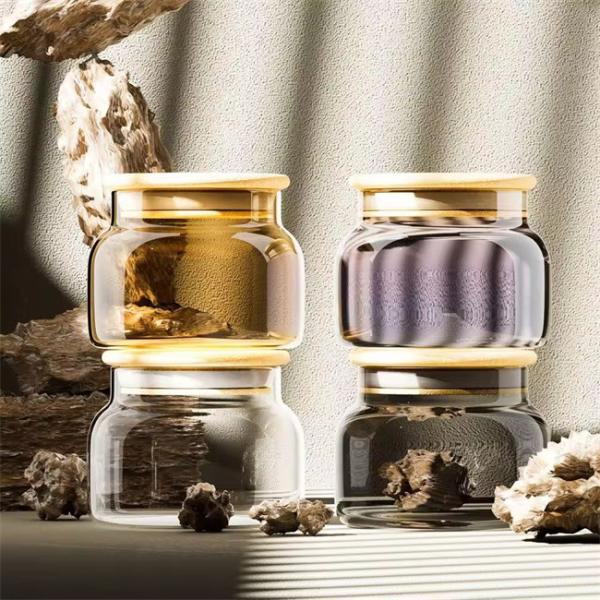 10oz Exclusive Custom Glass Candle Jars For Candle Container With Lids For Home Decor
