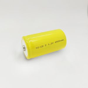 High Temperature Ni-Cd Battery 1.2V 4500mAh Charge & Discharge Temperature -20℃~