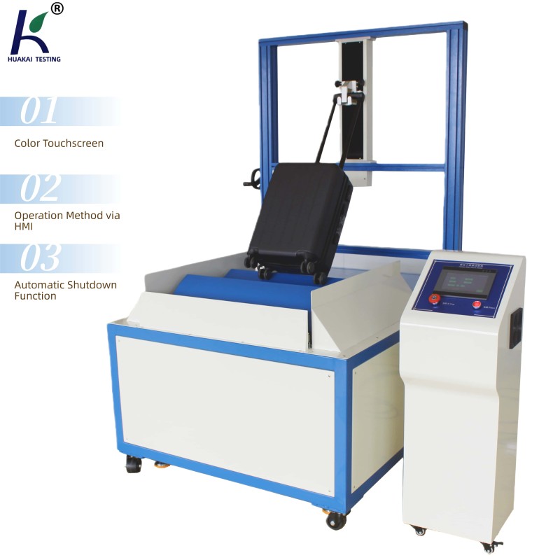 Luggage Down Stairs Testing Machine Luggage Caster Impact Testing Equipment for Step-Down Movement Simulation