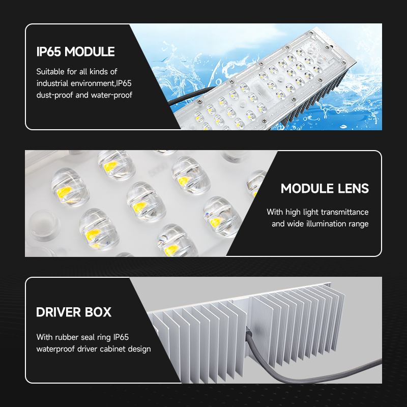 Wide-angle 48V IP66 Waterproof Dimmable LED Lamp Board LED Module for Single-vehicle street light, multi-vehicle street light,and Landscape Lighting